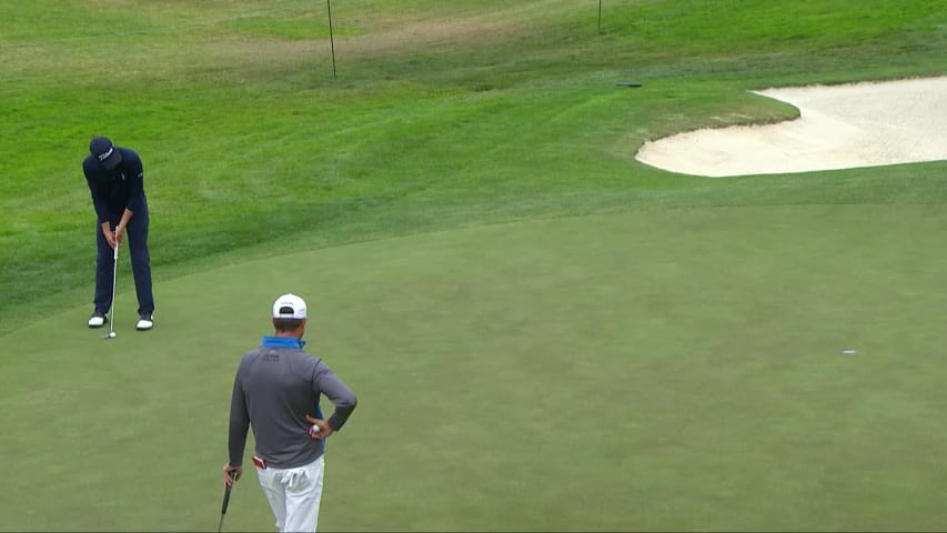 Justin Thomas’ 18-foot birdie putt at PGA Championship