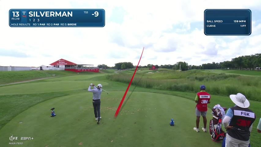 Ben Silverman nearly aces No. 13 at 3M Open