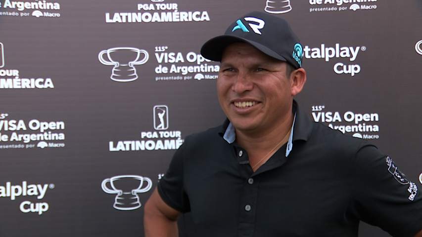 Entrevista con Andrés Romero tras Ronda 3 del VISA Open de Argentina