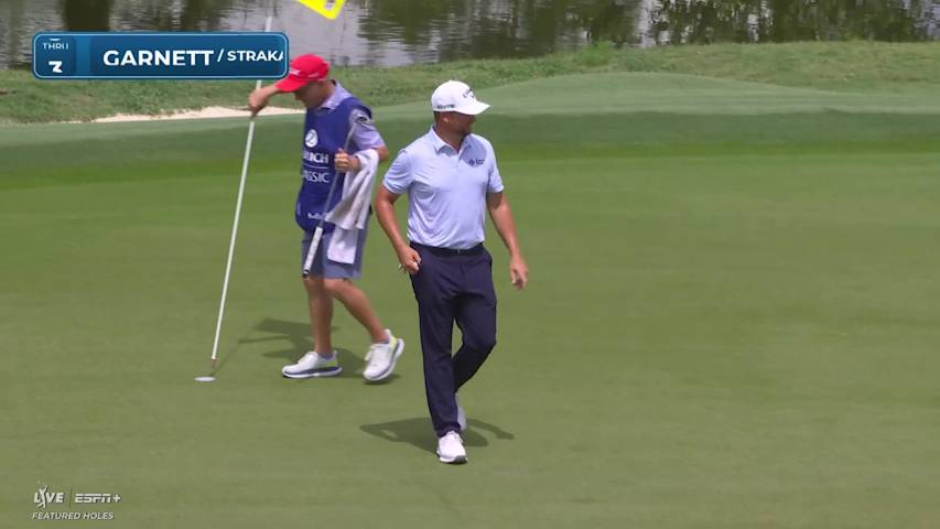 Brice Garnett nearly aces No. 3 at Zurich Classic