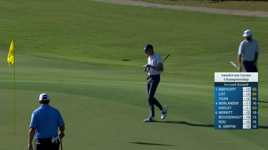 Ford Clegg holes out for birdie at Sanderson Farms