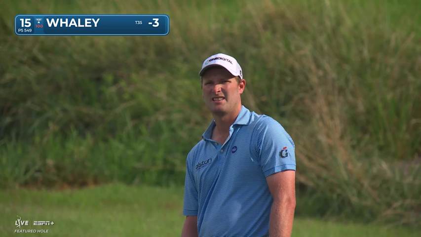 Vince Whaley makes birdie on No. 15 at Wyndham
