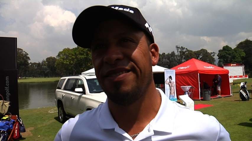 Carballo interview after Round 1 of Club Colombia Championship