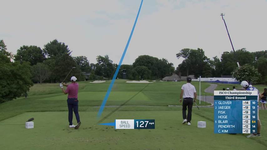 Aaron Wise nearly aces No. 13, sets up birdie at ISCO Championship