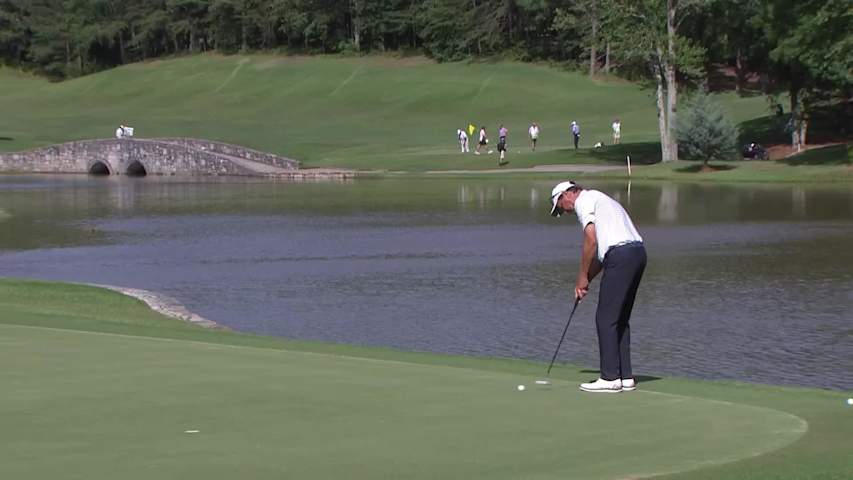 Stephen Ames makes birdie on No. 4 at Regions Tradition