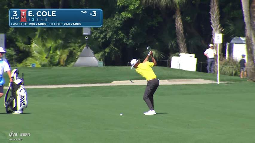 Eric Cole makes 7-foot birdie putt on No. 3 at Cognizant Classic