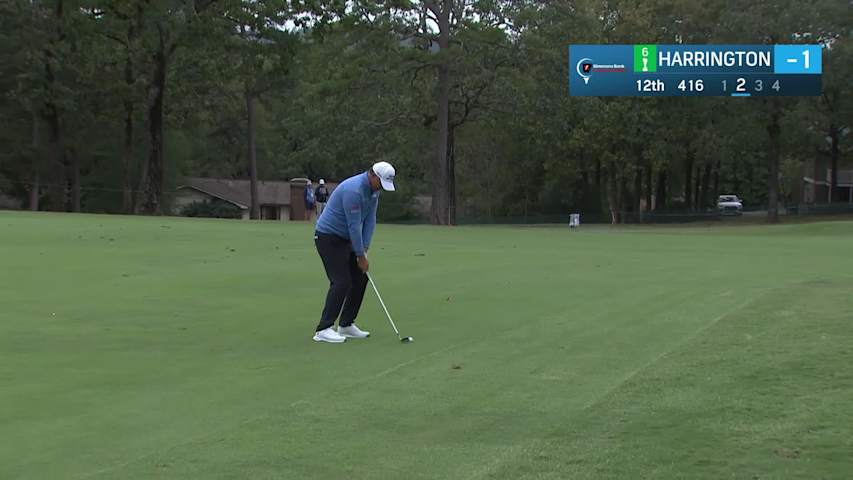 Padraig Harrington makes birdie on No. 12 at Simmons Bank Championship
