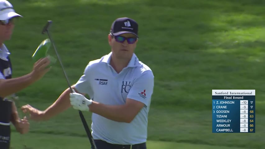 Zach Johnson makes birdie on No. 18 at Sanford International