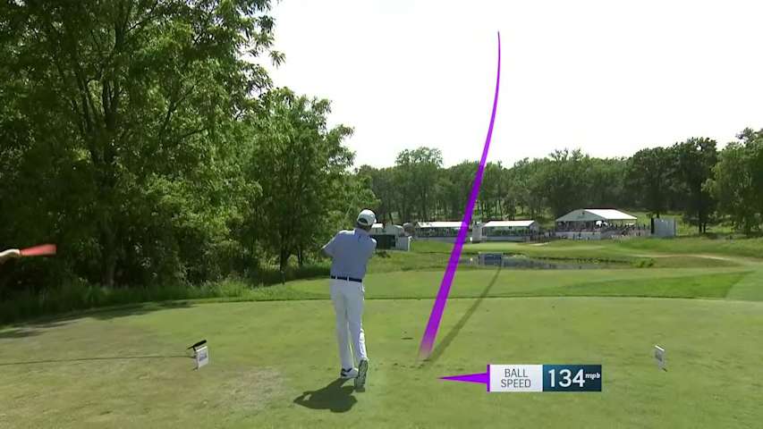 Davis Love III makes birdie on No. 17 at American Family Insurance Championship