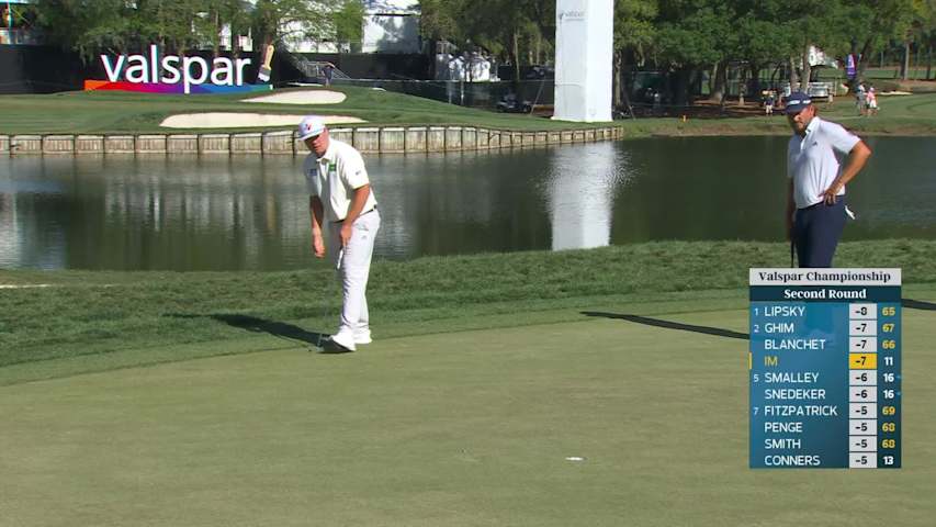 Sungjae Im hits 165-yard approach to 17 feet, sets up birdie on No. 12 at Valspar