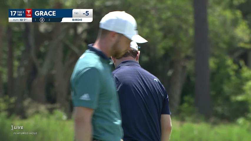Branden Grace hits nice tee shot and birdies at RBC Heritage