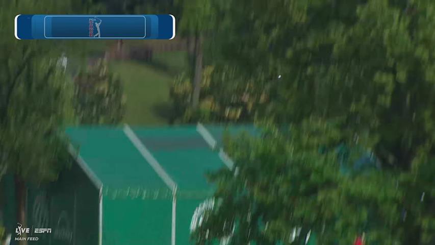 Alex Fitzpatrick's 186-yard approach sets up birdie on No. 18 at the Memorial