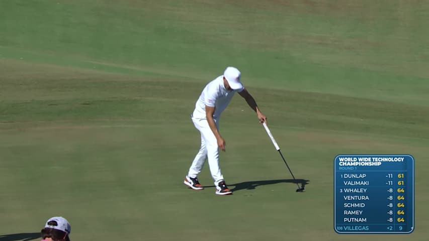 Camilo Villegas makes birdie on No. 18 at World Wide Technology