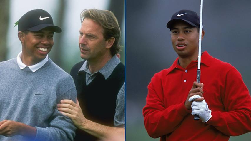 Tiger Woods’ best shots at Pebble Beach from 1997 and 2000