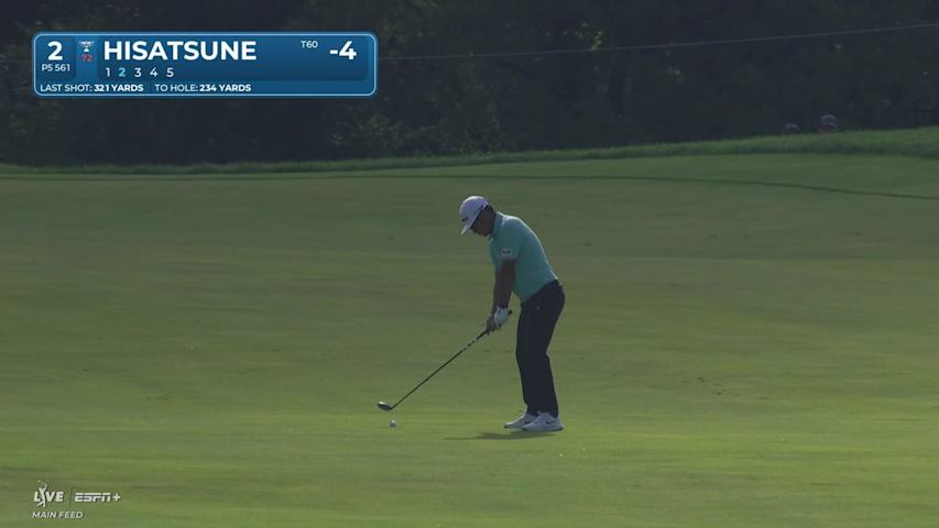 Ryo Hisatsune makes birdie on No. 2 at John Deere