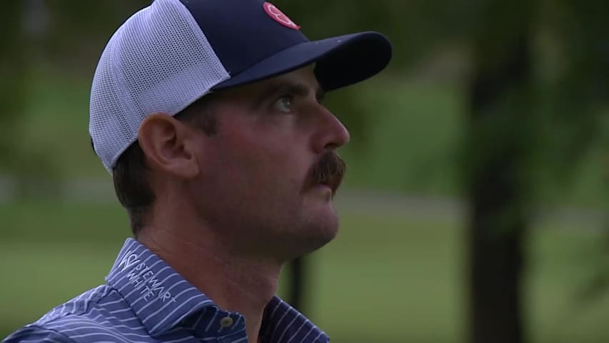 Rick Lamb dials in approach to set up birdie at Simmons Bank Open