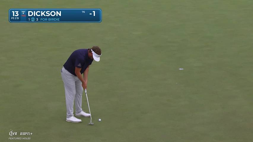 Taylor Dickson makes birdie on No. 13 at 3M Open