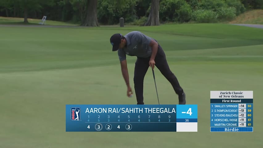 Rai/Theegala makes birdie on No. 5 at Zurich Classic