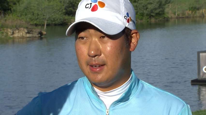 D.H. Lee interview after winning United Leasing
