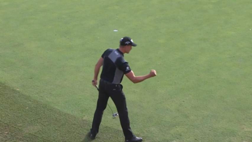 Henrik Stenson's valuable birdie on No. 18 at HSBC Champions