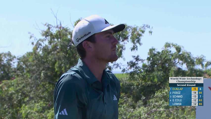 Nick Dunlap makes birdie to extend lead at World Wide Technology
