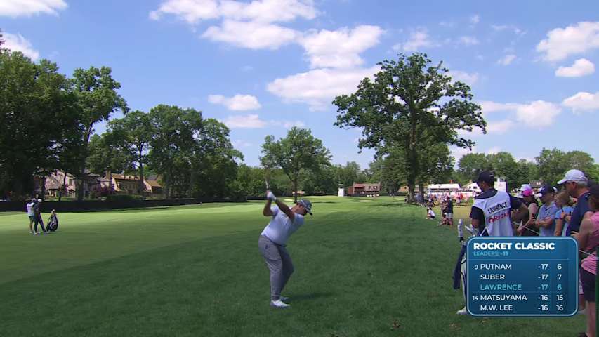 Thriston Lawrence makes birdie on No. 7 at Rocket Classic