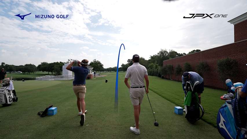 Keith Mitchell goes in-depth during practice round at Colonial