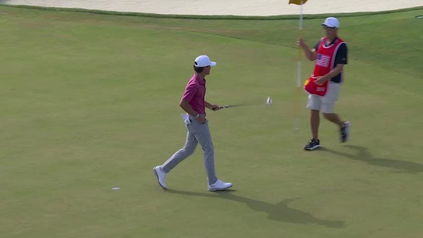 Jackson Koivun makes birdie on No. 12 at Sunday Singles