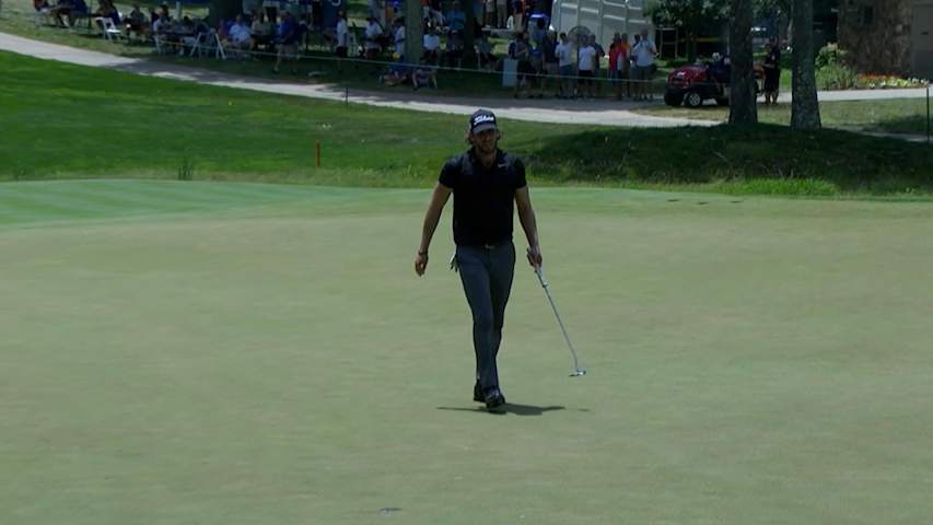 Andrew Loupe curls in a 20-footer at Quicken Loans