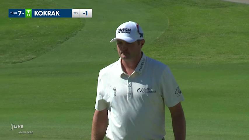 Jason Kokrak’s 20-footer to save par at Charles Schwab