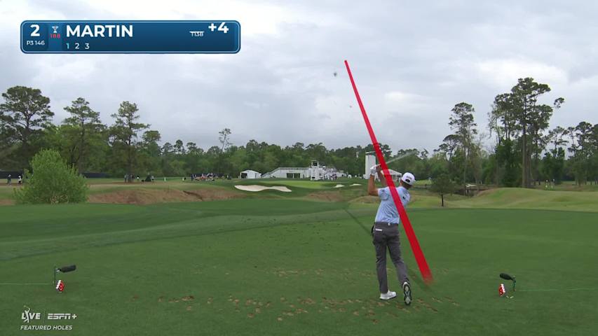 Ben Martin uses slope to set up birdie at Houston Open