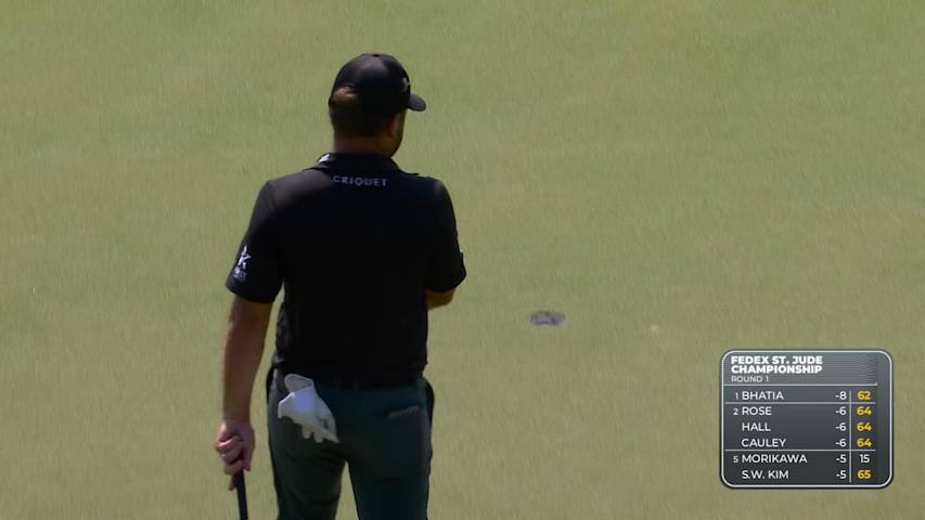 Stephan Jaeger makes birdie on No. 13 at FedEx St. Jude