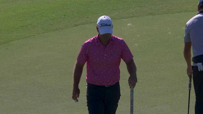 Ryan Armour sinks birdie putt at Sanderson Farms