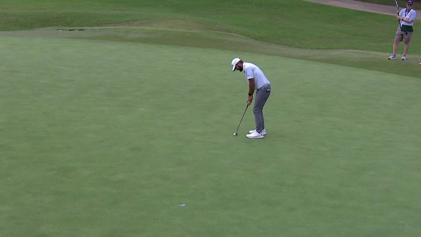 Tom Whitney makes birdie on No. 17 at BMW Charity Pro-Am