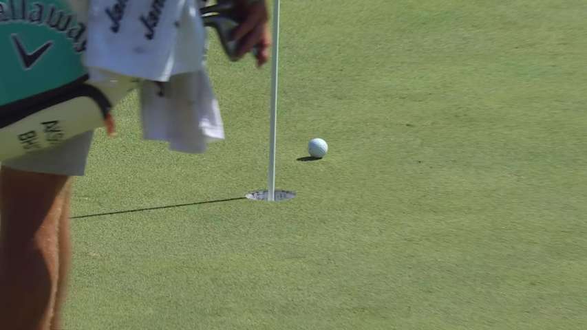 William Mouw makes birdie on No. 18 at 3M Open