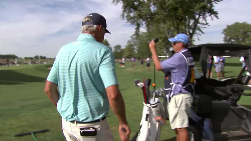 Bo Van Pelt makes birdie on No. 15 at Sanford International