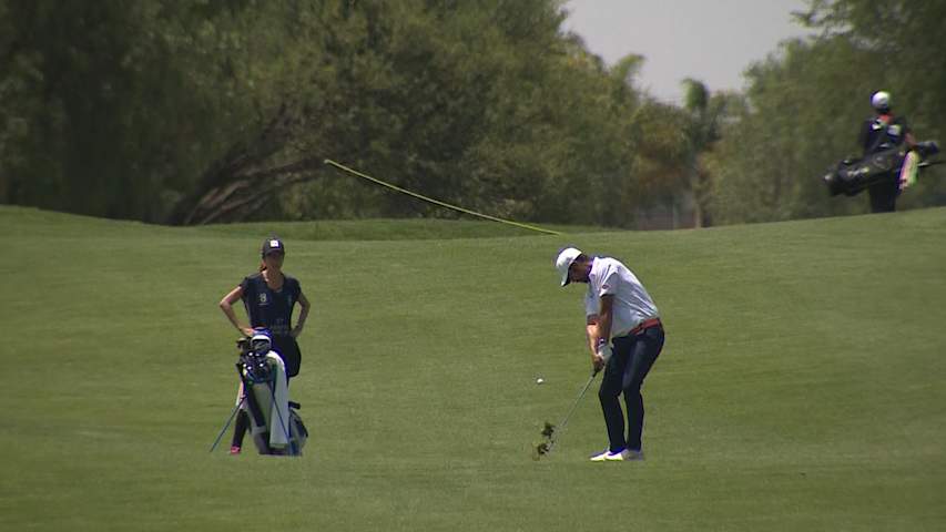 José Manuel Garrido hace 63 para liderar el 57º Abierto Mexicano de Golf