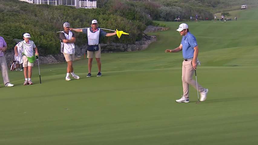 Austin Hitt sends in clutch birdie putt at The Bahamas Great Abaco Classic