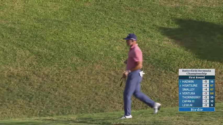 Jonathan Byrd makes birdie on No. 13 at Butterfield Bermuda
