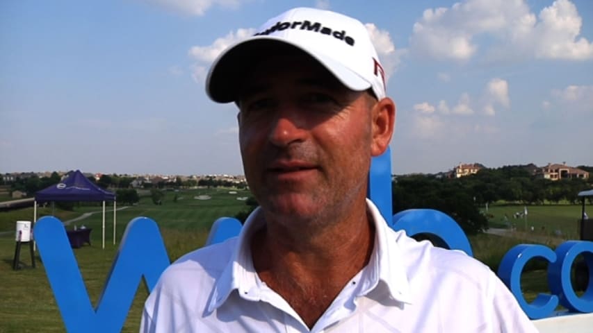 Adam Crawford interview after Round 2 of the Greater Dallas Open
