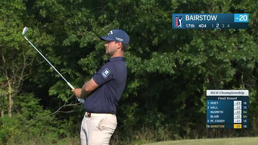 Sam Bairstow converts birdie at ISCO Championship