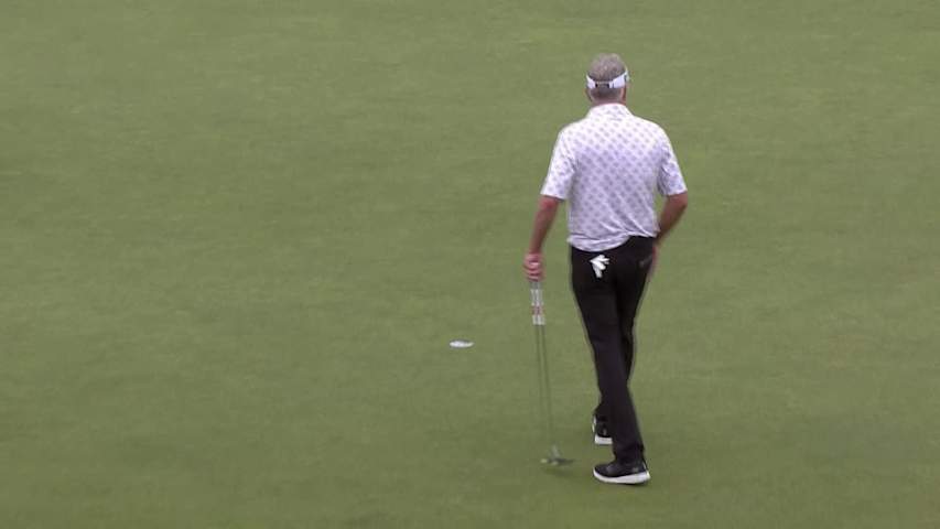 Michael Allen makes birdie on No. 18 at DICK'S
