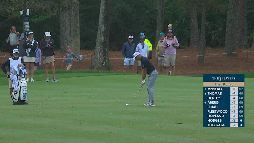 Corey Conners hits 128-yard approach to 2 feet, sets up birdie on No. 10 at THE PLAYERS
