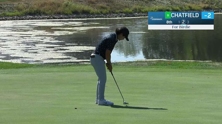 Davis Chatfield makes birdie on No. 8 at Nationwide Children's