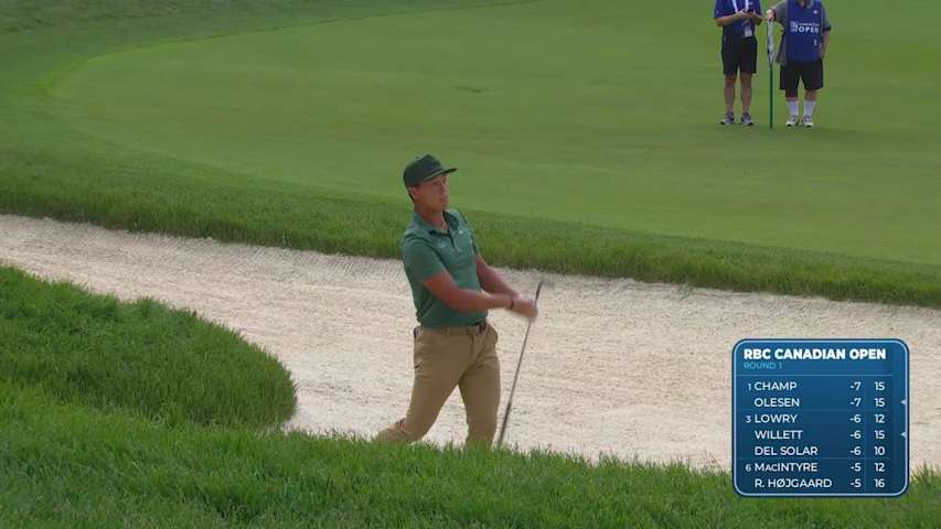 John Pak makes birdie on No. 18 at RBC Canadian