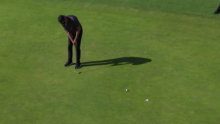 Stephen Ames makes birdie on No. 18 at Hoag Classic