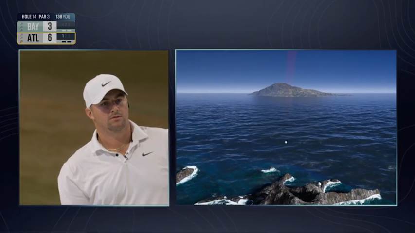 Chris Gotterup nearly makes first ace in TGL history