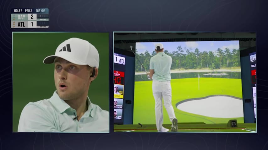 Chris Gotterup nearly makes first ace in TGL history