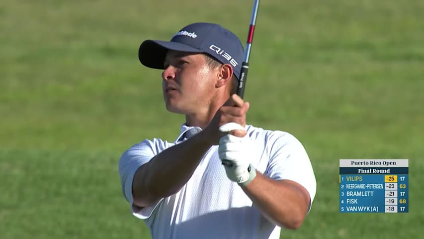 Karl Vilips closes with birdie to earn first PGA TOUR title at Puerto Rico