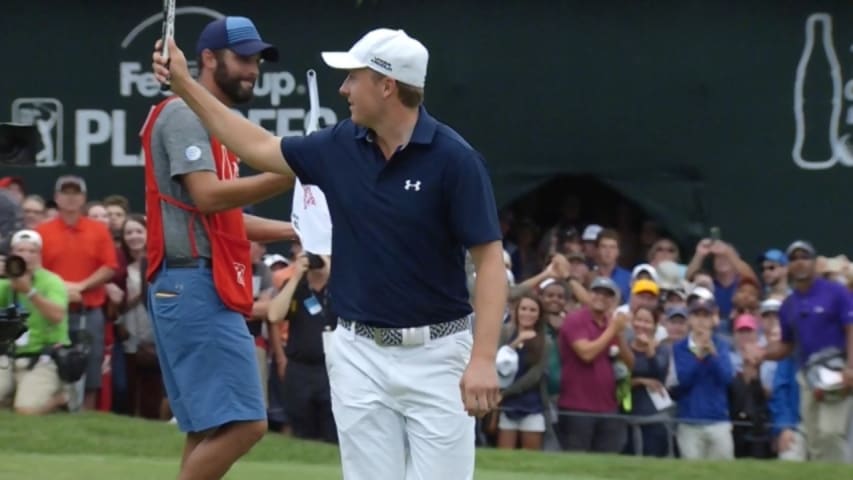 Jordan Spieth talks his way to a FedExCup victory